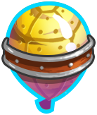 Fortified Lead Purple Zebra Golden Bloon