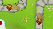 Slightly broken Rock Bloon and very broken Rock Bloon