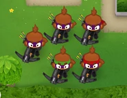 Sharp Shooter with additional upgrades (1st path top, 2nd path bottom)