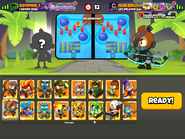During Hero Selection Menu