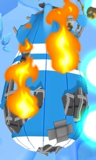 The 2nd MOAB Frozen Fields Level 38, in its final damage stage