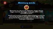 Mastery requirements