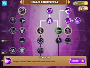 Flame Jet in the MK menu ready to be unlocked