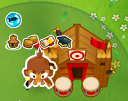 Primary Mentoring buff icon above a Dart Monkey