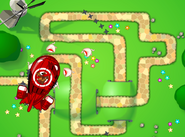 Several Bloonjitsu Masters fighting a B.F.B.