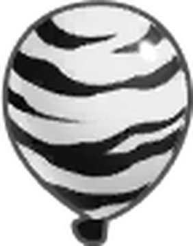 Zebra balloons deals