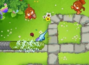 Adasaurus dealing 4 damage at 4/6 power (Leads → Greens)