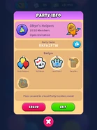 Party badges