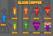 Bloonchipper upgrade paths