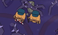 Starchy with his similar counterpart (GIF)