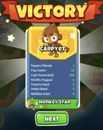 MonkeyStarFarm.jpeg (295 KB) If Hot Sauced Farm is the only damage dealing tower when the game ends, it will have its pop count displayed on the Victory Callout. Though, it does not have the proper pop icon.