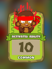 Common Activated Ability Card