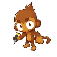 The first official teaser of the BTD6 Dart Monkey, posted on around 27 October 2017