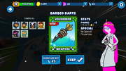 Barbed Darts battd