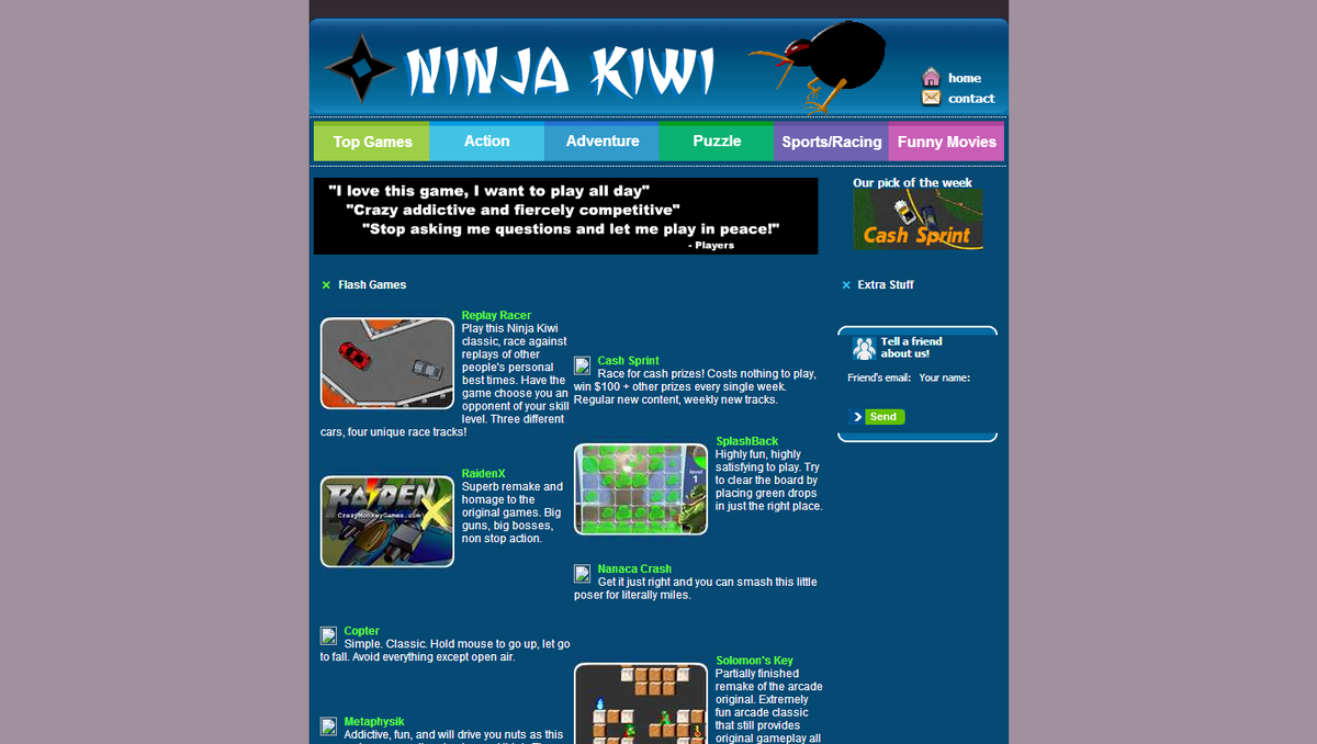 Ninja Kiwi - Free Online Games, Mobile Games & Tower Defense Games