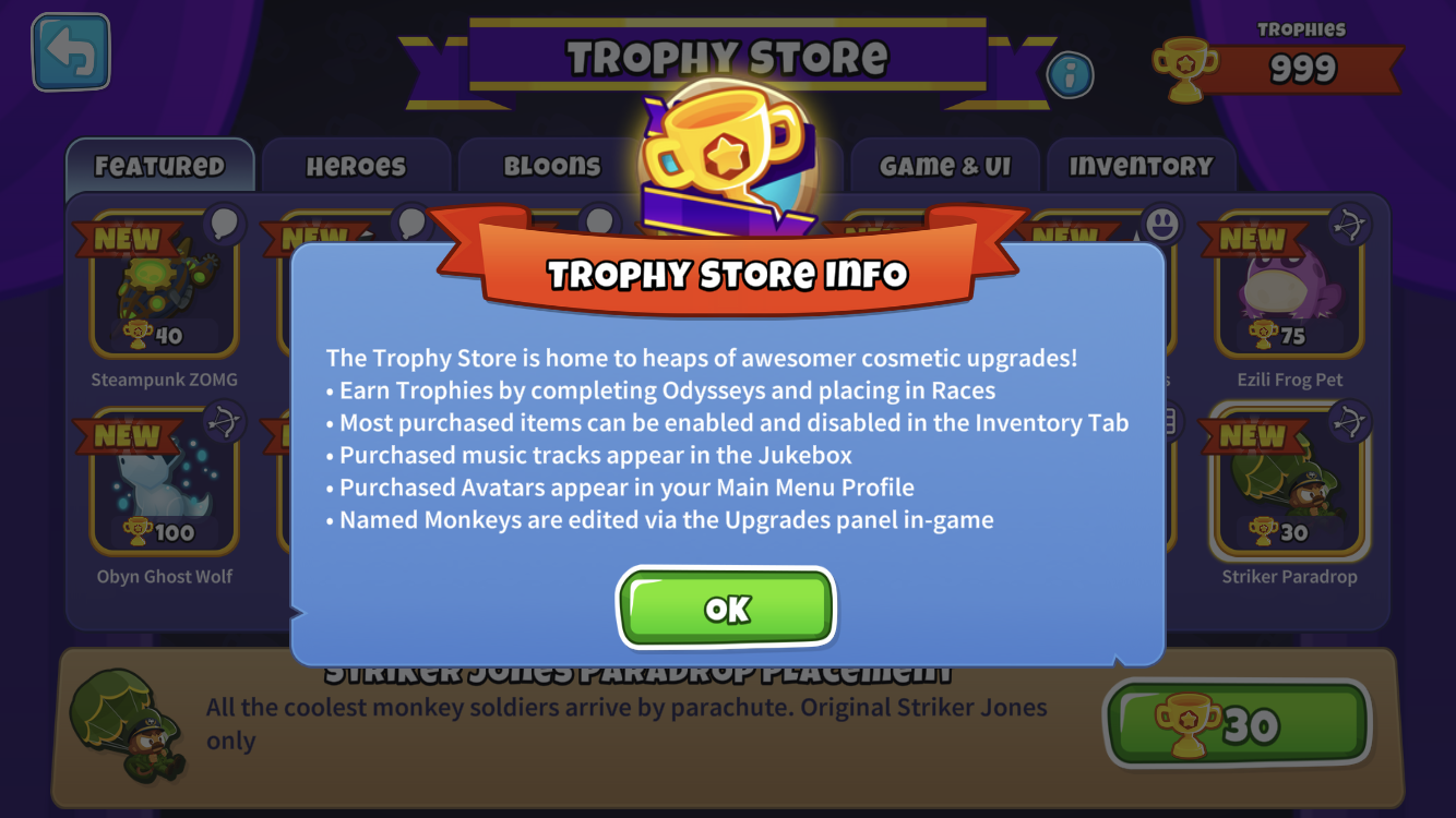 Trophy Store Bloons Wiki Fandom - bsm2 desert music roblox id