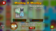 MvM Mobile menu but Scientist Monkey reminds about Bloontonium Tanks not being full