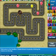 Lightsabreinaction.png (374 KB) The Lightsabre Thrower in action in BTD4