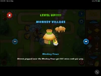 Unlocked Monkey Town in BTD5 Mobile