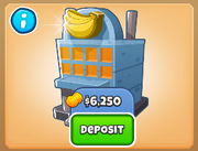 Bank Deposits button on an IMF Loan