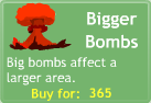 The upgrade button in BTD3.