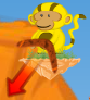 The Boomerang Monkey in Bloons 2.