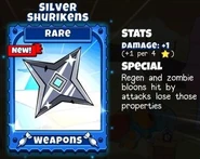 Unlocking the Silver Shurikens weapon