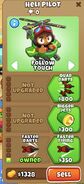 New Faster Darts as shown in the in-game tower menu