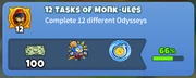 12 Tasks of Monk-ules
