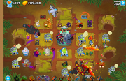 Bloons TD 6 Logs Easy Standard Freeplay Round 250