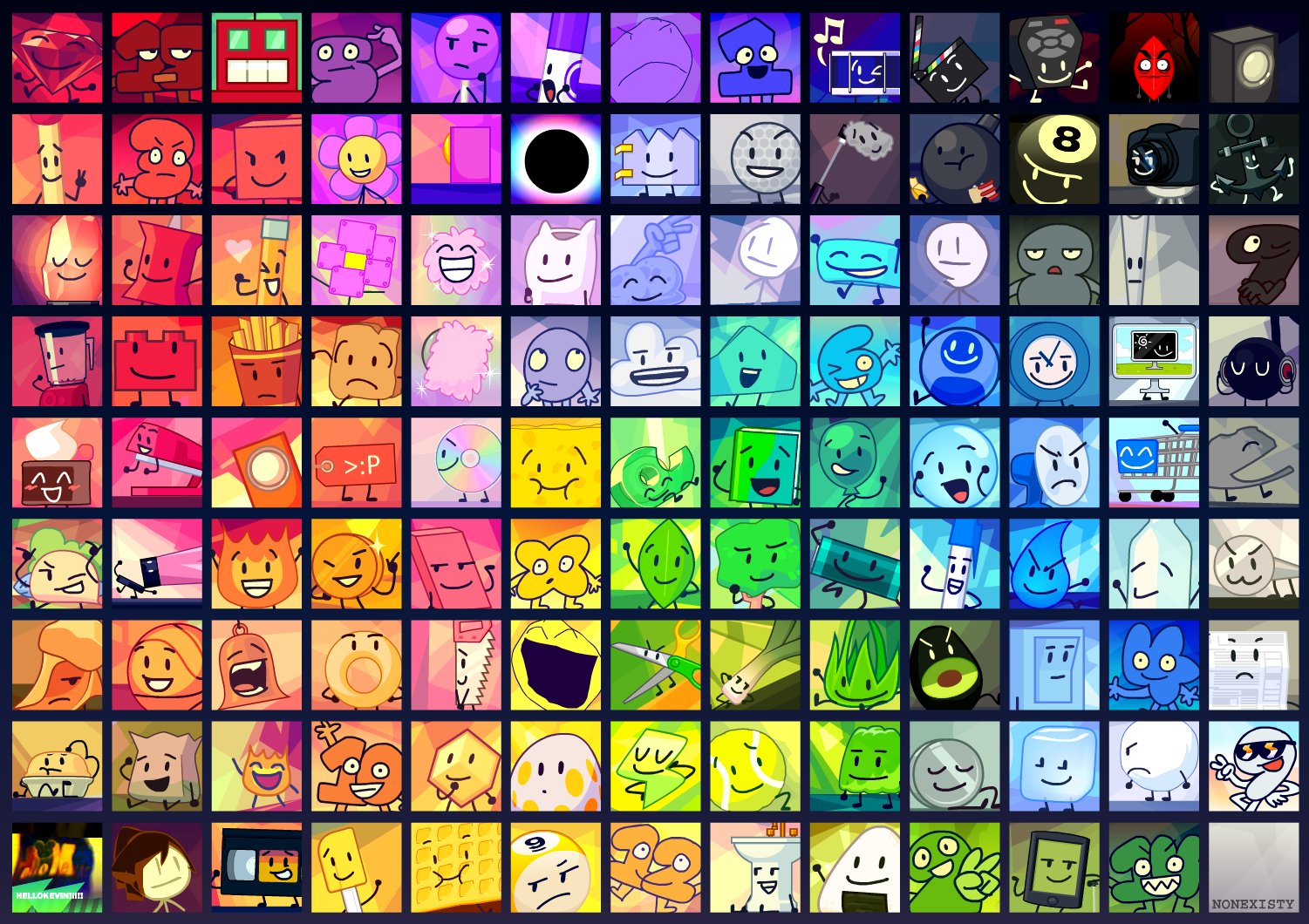 Colorful fandom