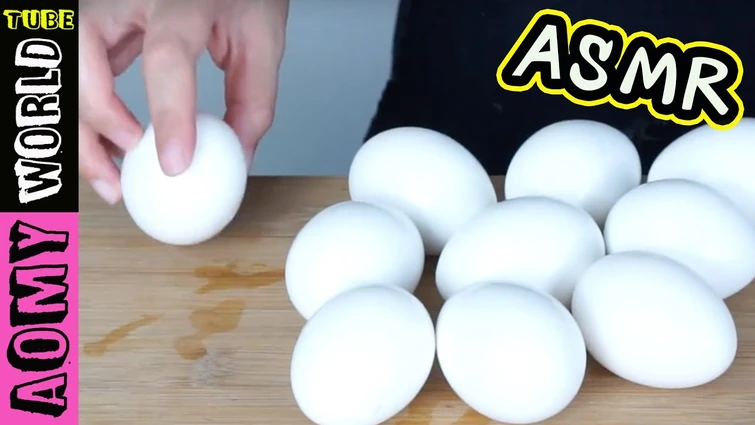 ASMR Boiled Eggs Peeling | No Talking | AomyWorldTUBE