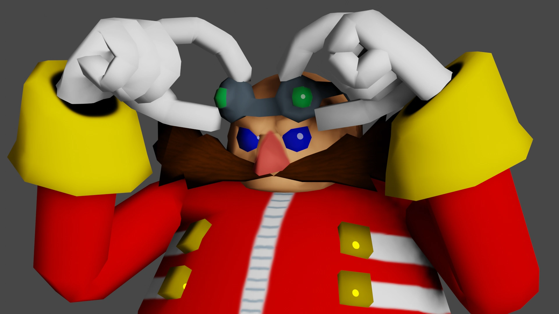 Did Eggman ever wear these glass... oh, goggles? Fandom