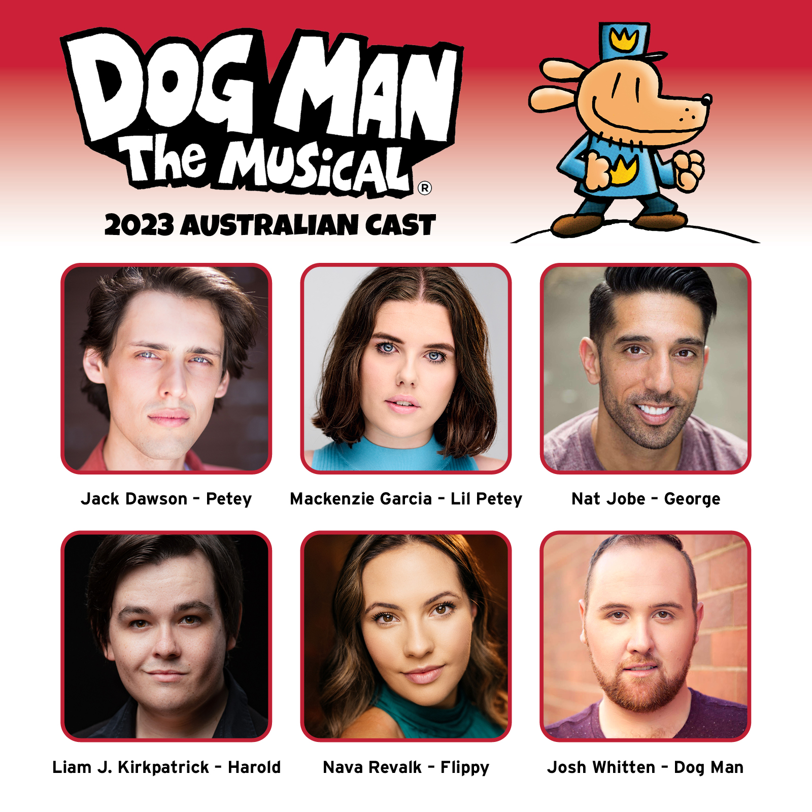 Introducing the Dog Man The Musical Australian Cast! Fandom
