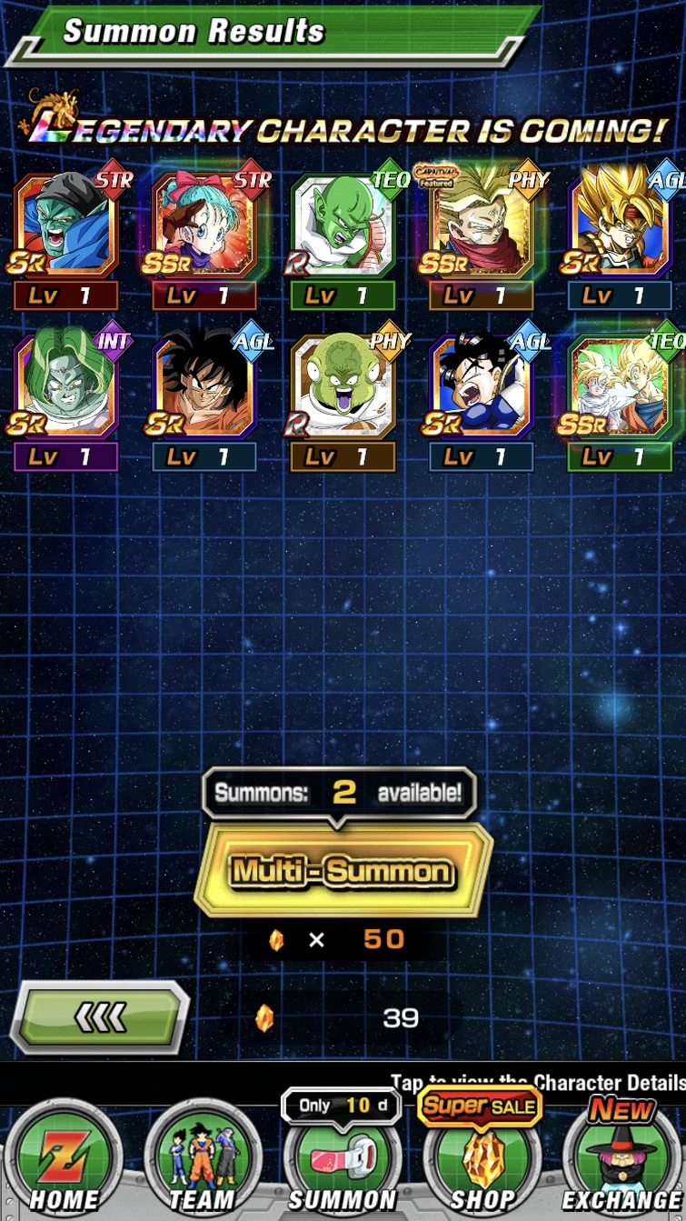 Woke up after I haven’t played Dokkan since part 1 and this is what I