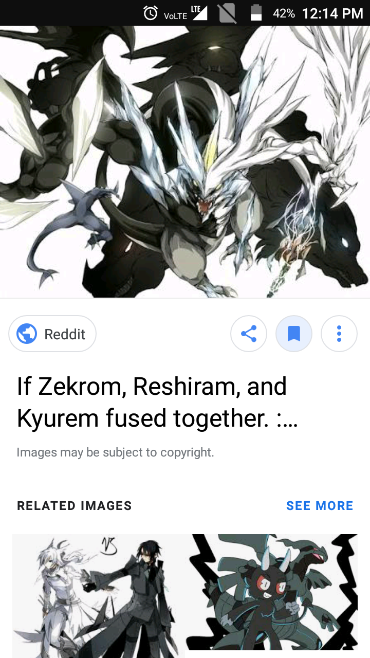 My take on the unovan original dragon (Kyurem+Reshiram+Zekrom