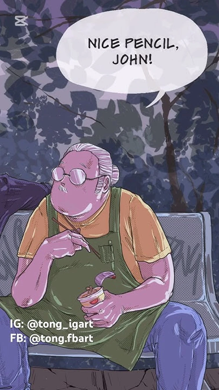 POV: Creating a John Wick x Sakamoto Fanart‼️#johnwick #sakamotodays #fanart #tong