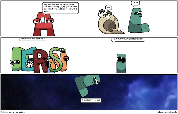 Alphabet Lore Lowercase Comic Studio - make comics & memes with Alphabet  Lore Lowercase characters