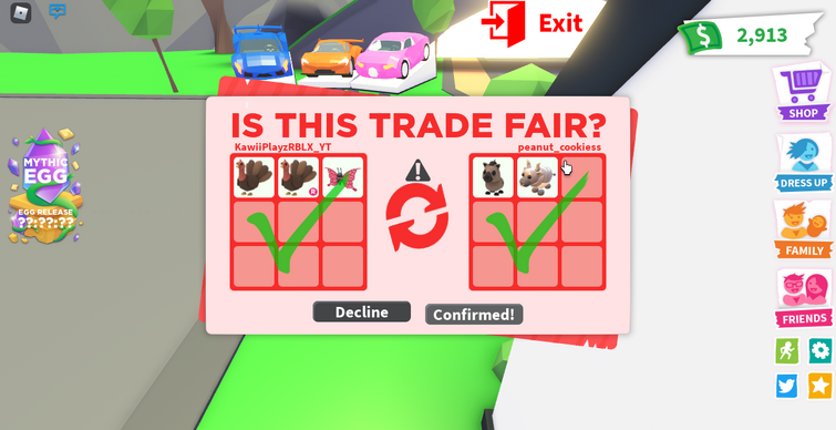 Adopt Me trading values is so inaccurate. 