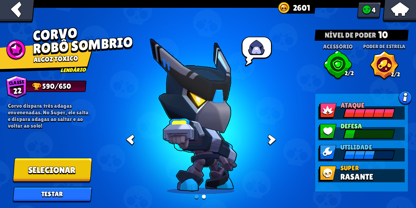 In My Opinion This Skin Is Very Beautiful Fandom - crow mecha negro brawl stars+