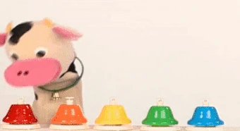 cow puppet baby einstein