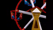 Ferris Wheel with White Triangle