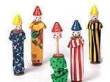 Wooden Clowns