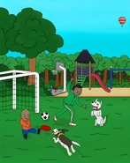 Madison in the park with Scoot and Anthony.jpg (712 KB) Madison is in the park with Scoot and Anthony.