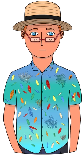 Arthur Froufrou - chemise hawaïenne