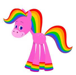Rainbow Horse (Character) | BabyFirstTV Wiki | Fandom