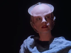 Delenn before entering the Chrysalis