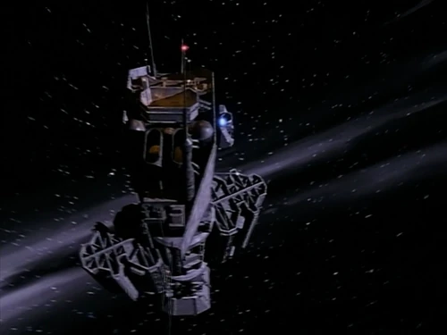 EAS Pournelle pursuing Abel Horn's vessel over Phobos