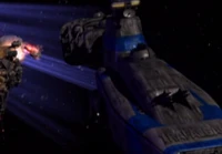 EAS Trafalgar patrolling Sol's asteroid belt