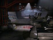 Members of the 356th Infantry Division arriving on Babylon 5 in 2259.